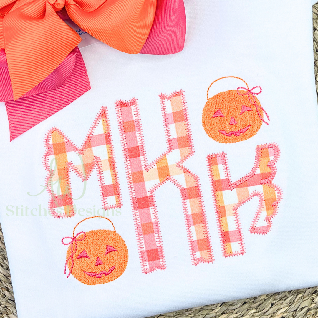 Mini Jack-o-lantern with Bow