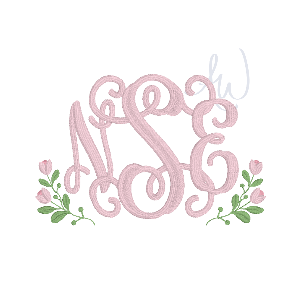 Mini Floral Motif Embroidery Design File