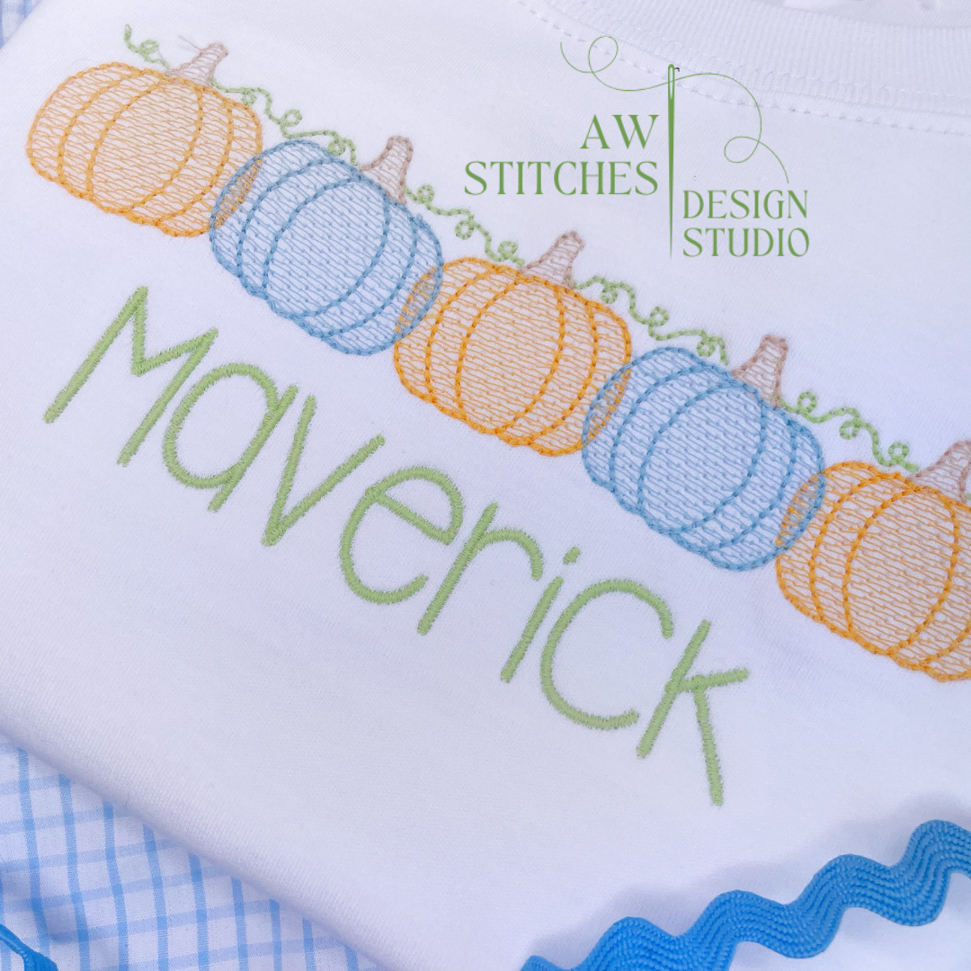 Pumpkin Overlap Row