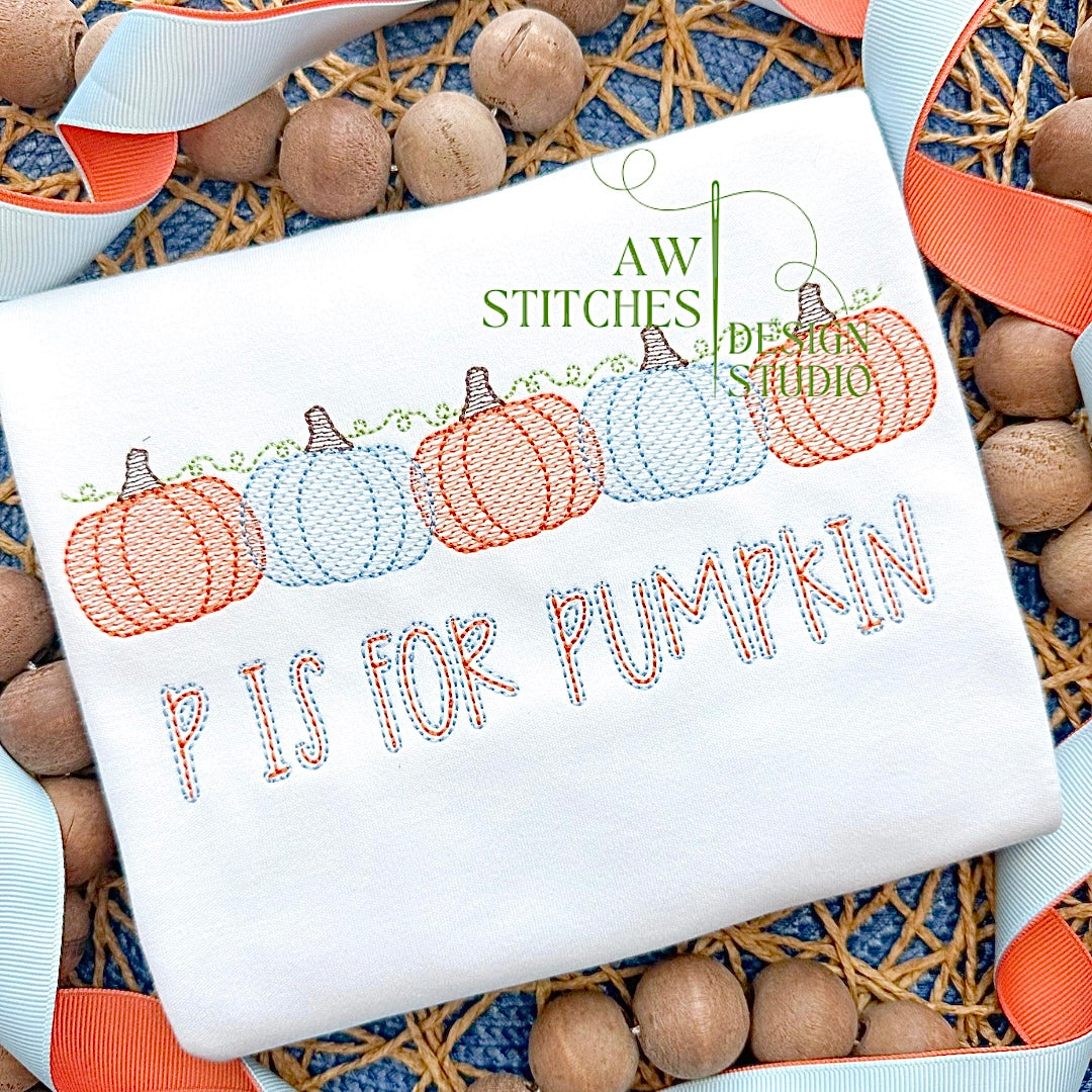Pumpkin Overlap Row