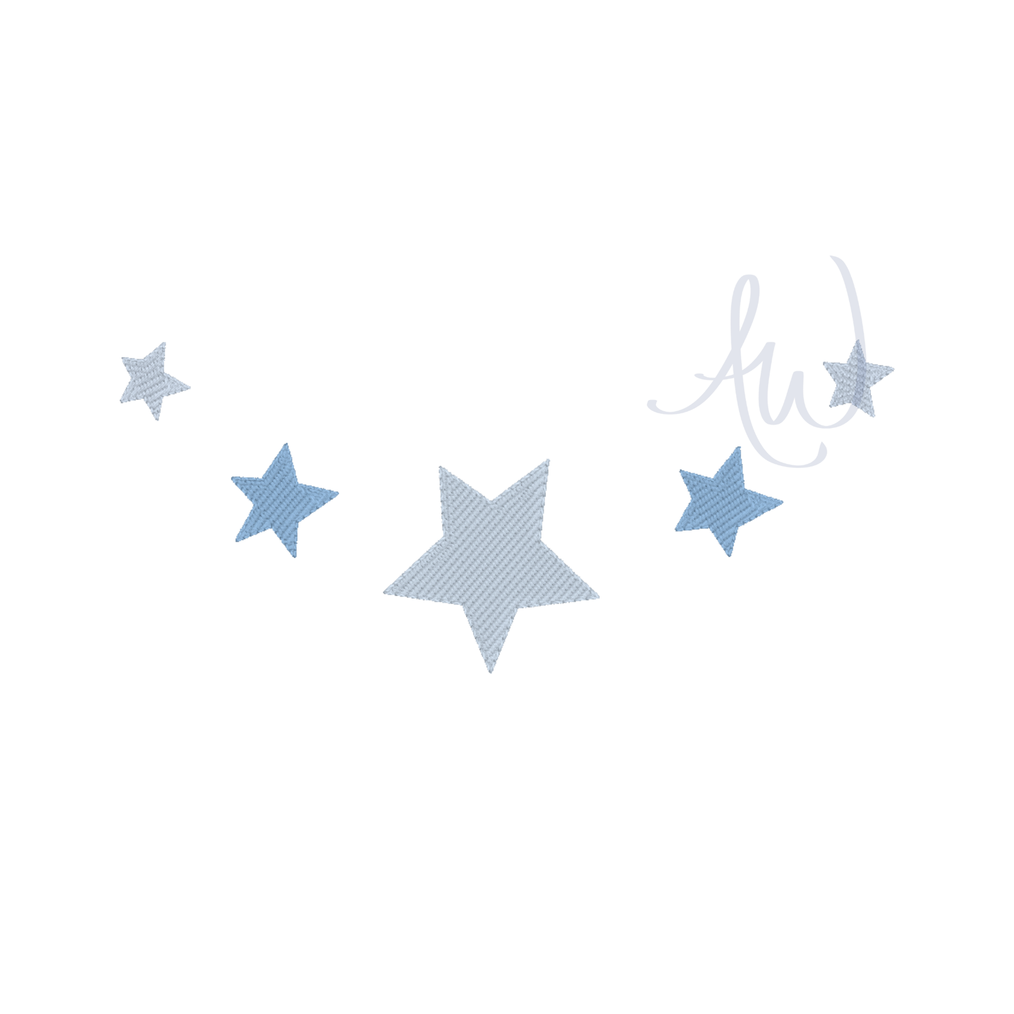 Single Star Frame Embroidery Design