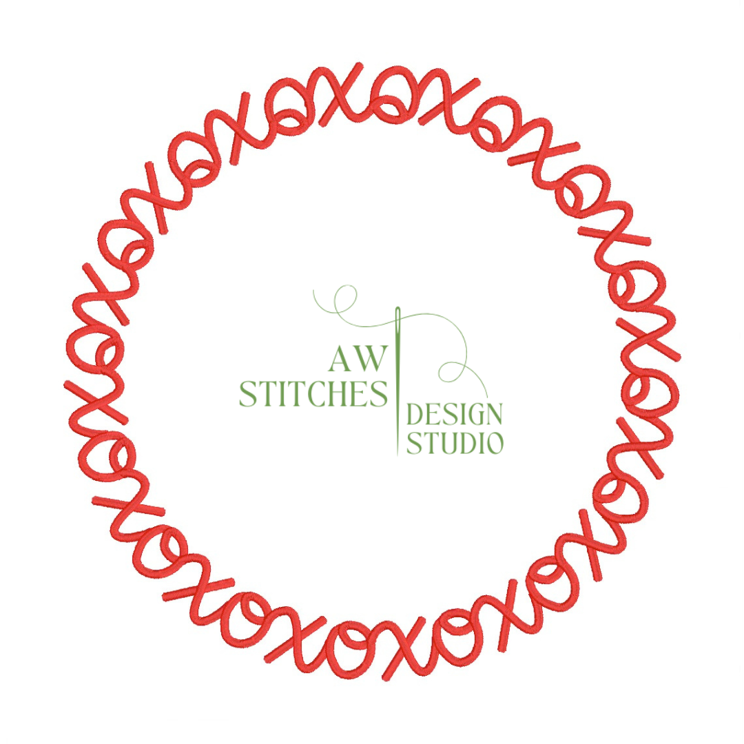 XOXO Satin Monogram Frame