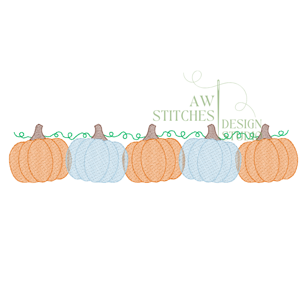 Pumpkin Overlap Row