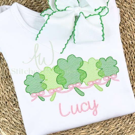Shamrock Overlap with Bow
