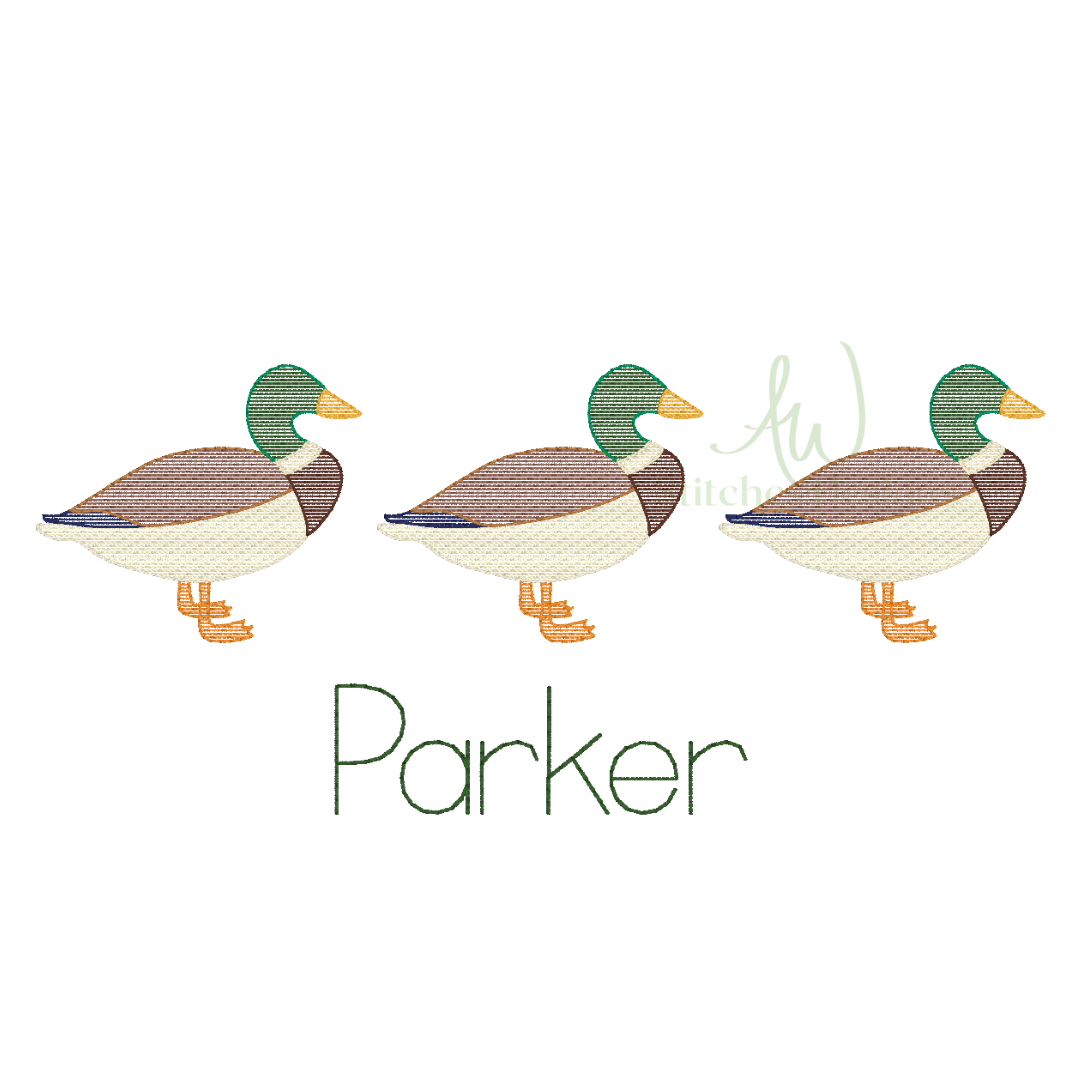 Mallard Sketch Trio