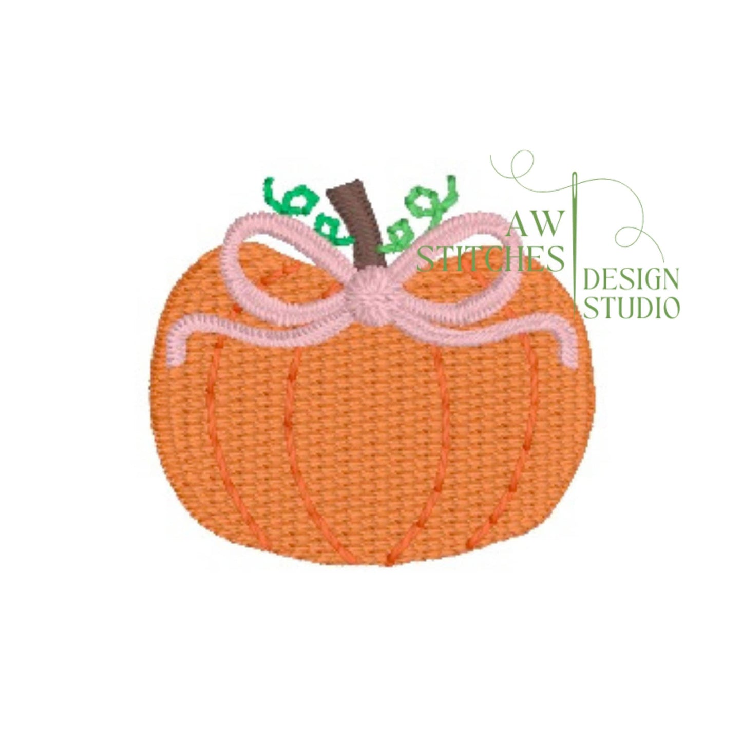 Pumpkin with Bow Mini Fill
