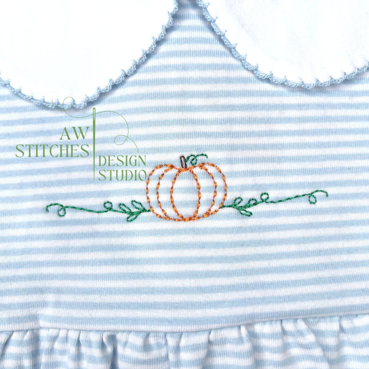Pumpkin Vine Bean Stitch