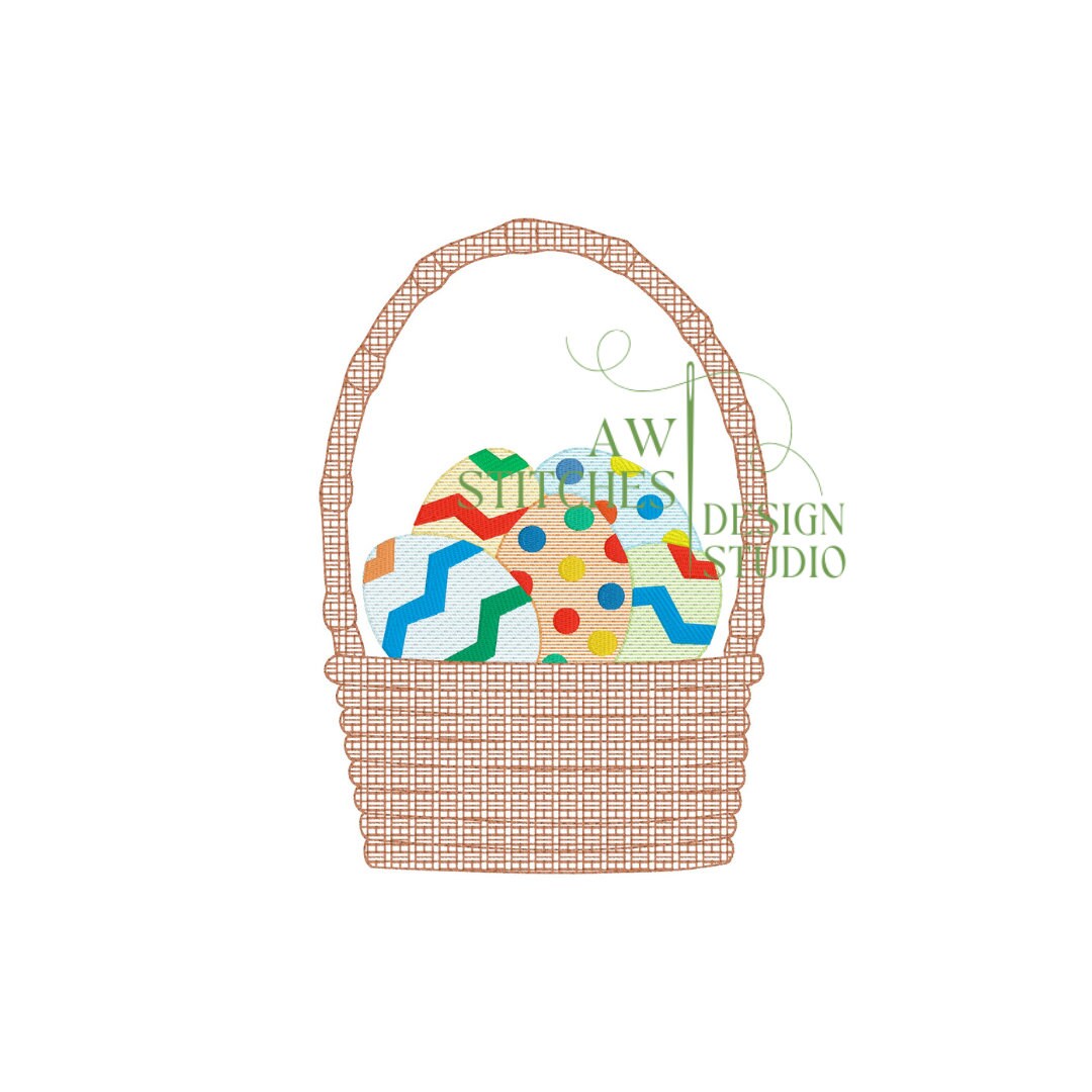Easter Basket Motif Fill