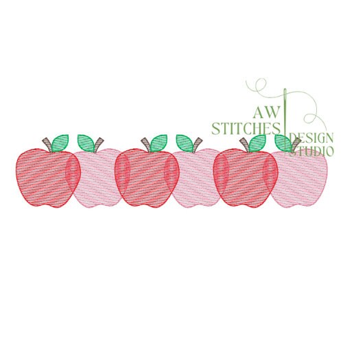 Girl Overlap Apples