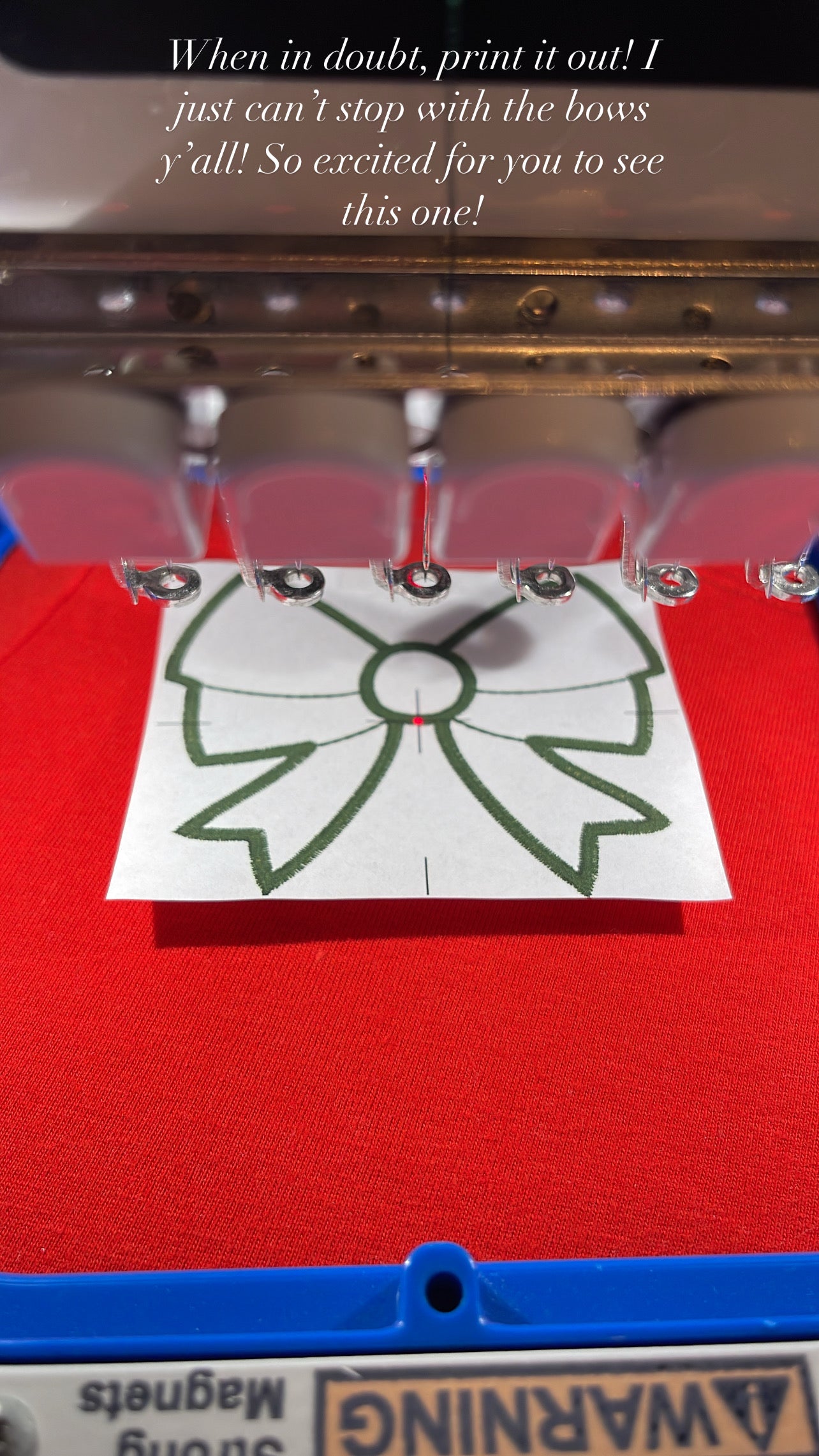 Classic Satin Applique Bow Design for Machine Embroidery