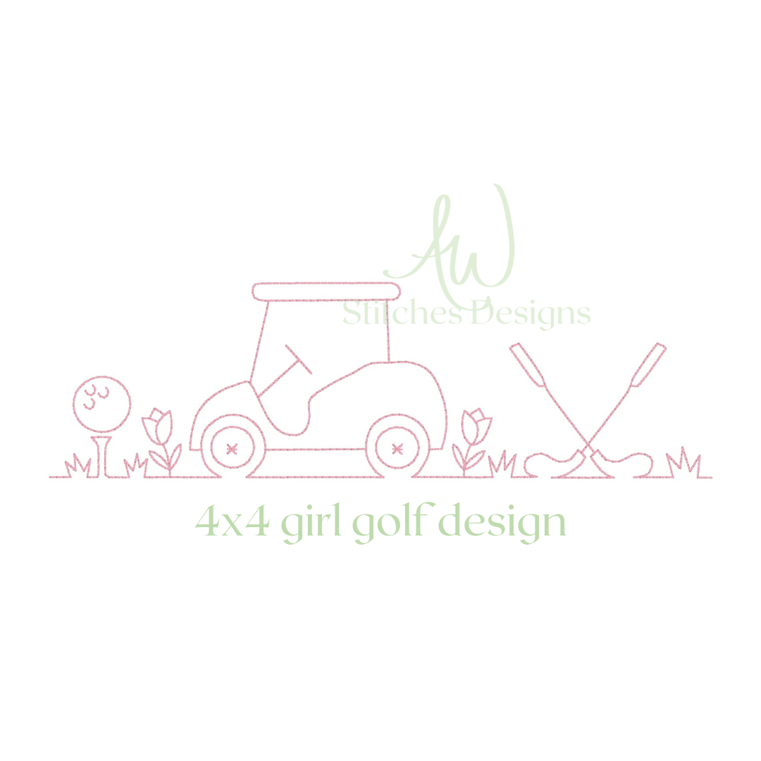 Golf Line 4x4 GIRL design ONLY