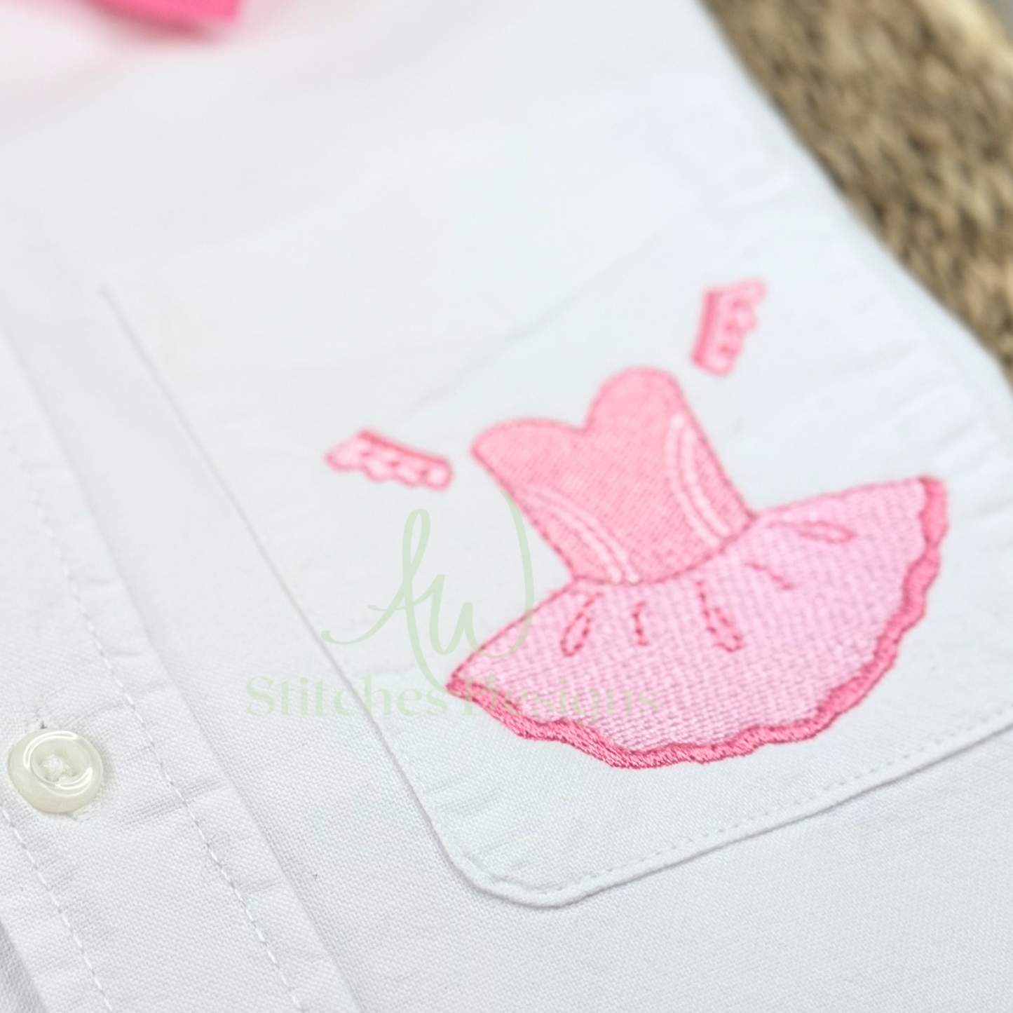 Mini Ballerina Tutu Embroidery Design