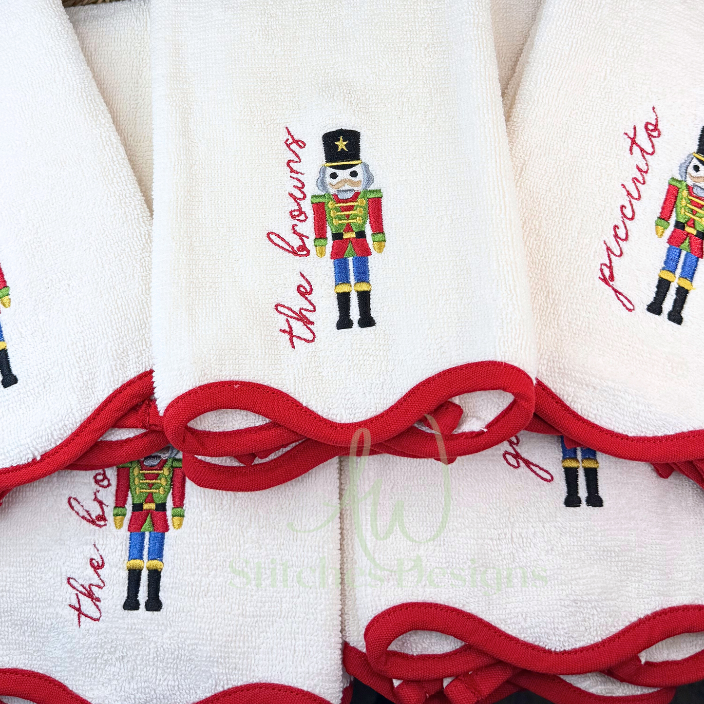 Christmas Nutcracker mini satin stitch machine embroidery design file