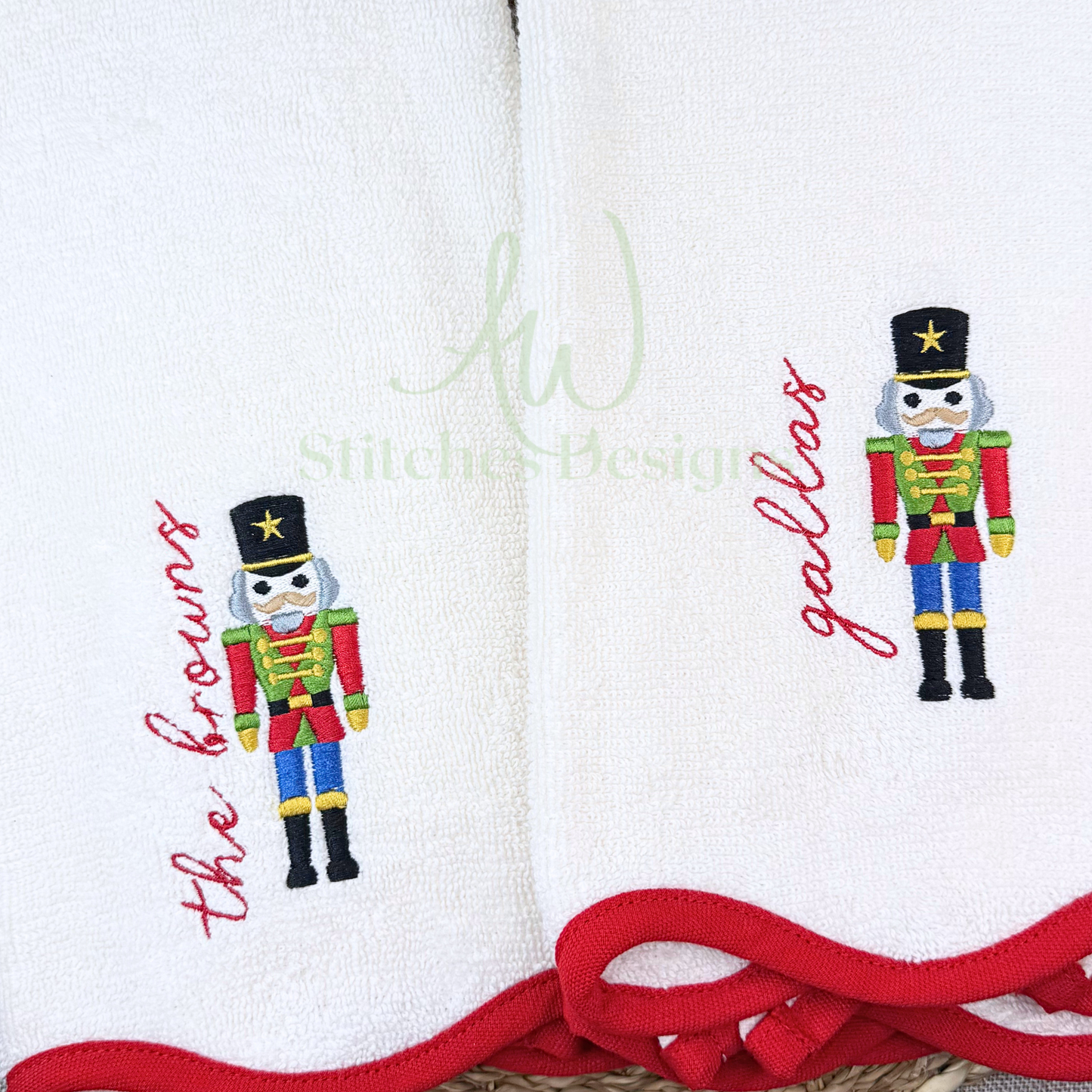 Christmas Nutcracker mini satin stitch machine embroidery design file