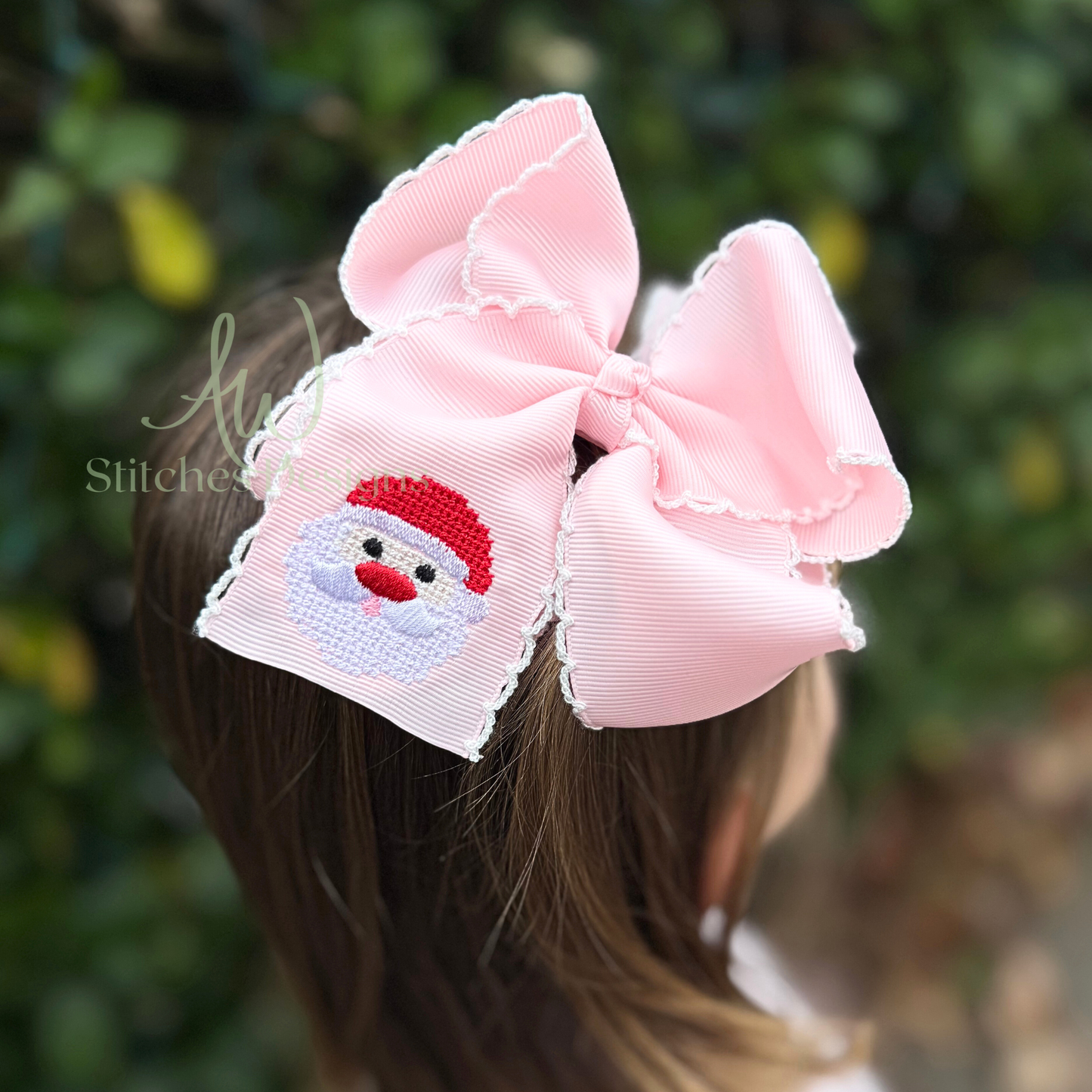 Mini Christmas Santa Cross Stitch embroidery design