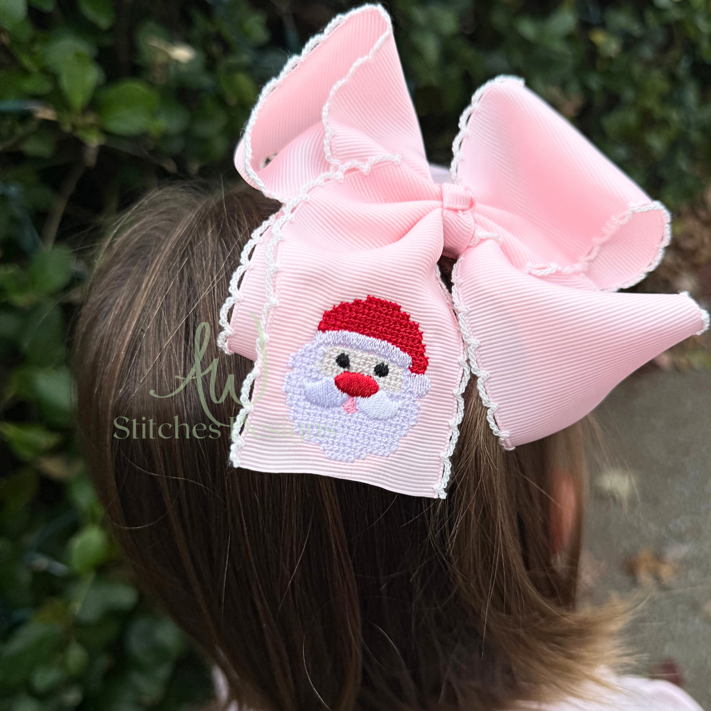 Mini Christmas Santa Cross Stitch embroidery design