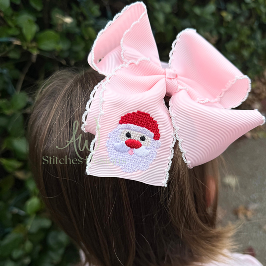 Mini Christmas Santa Cross Stitch embroidery design