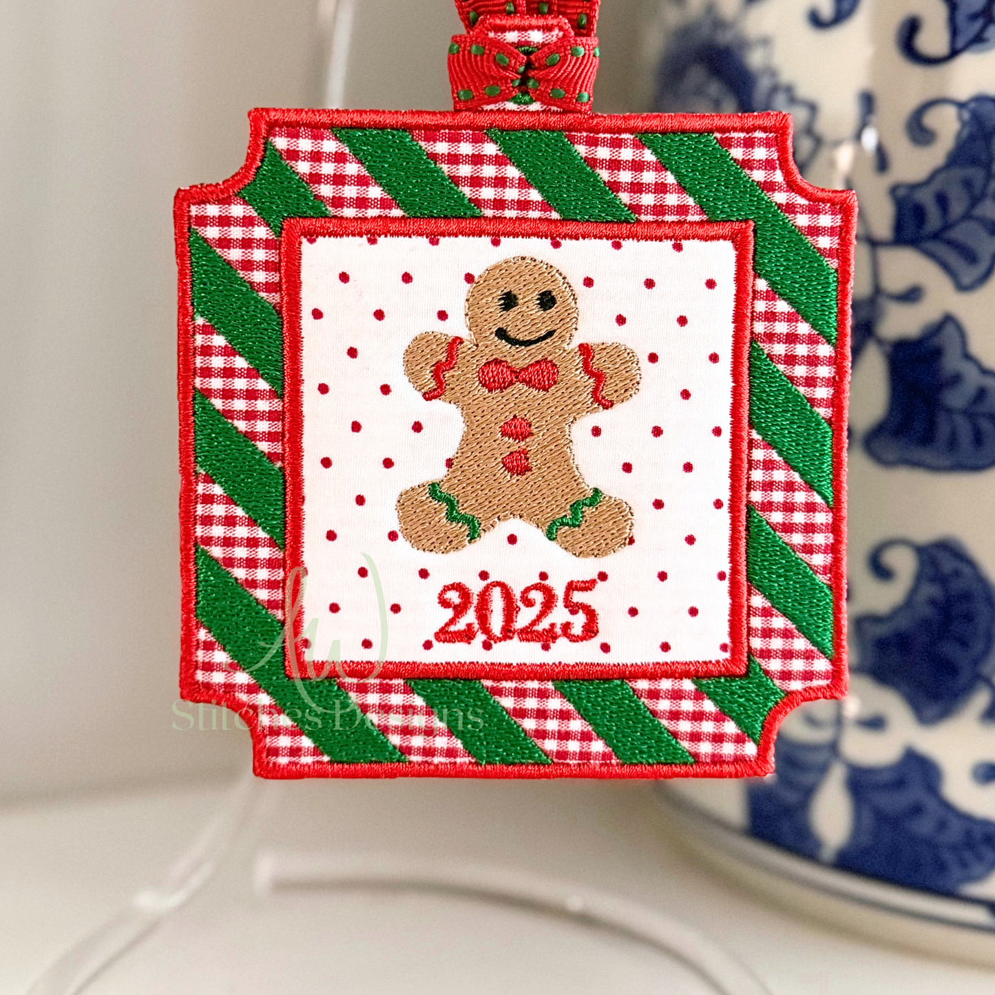 Mini Gingerbread Boy Embroidery Design