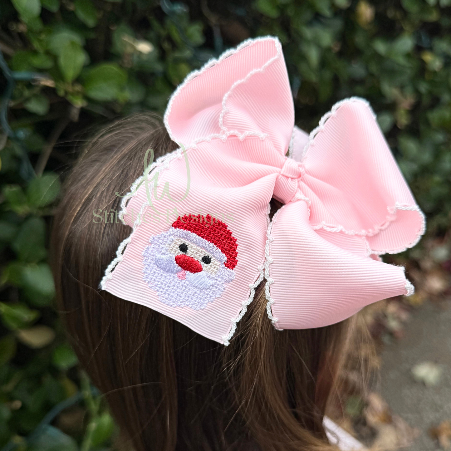 Mini Christmas Santa Cross Stitch embroidery design