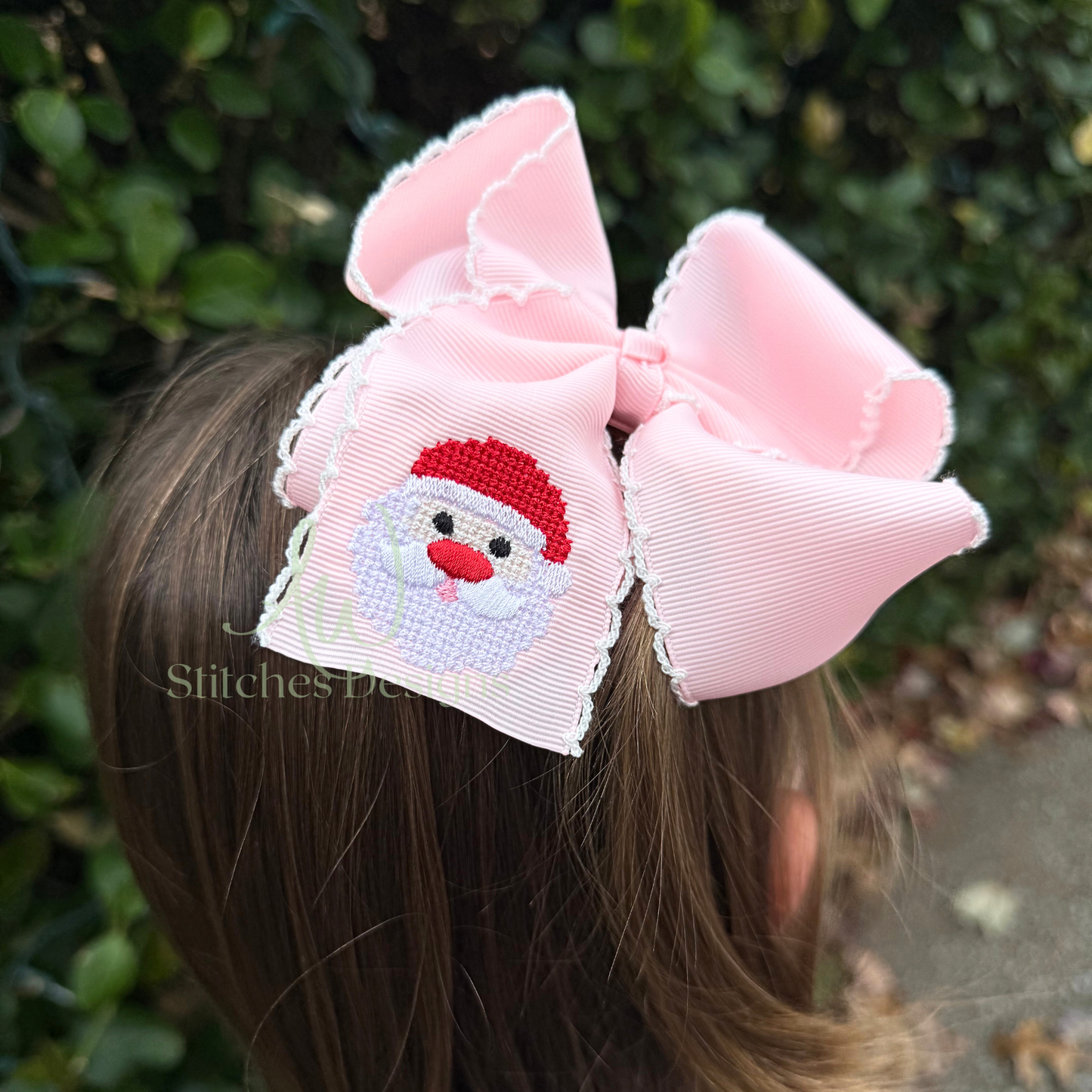 Mini Christmas Santa Cross Stitch embroidery design