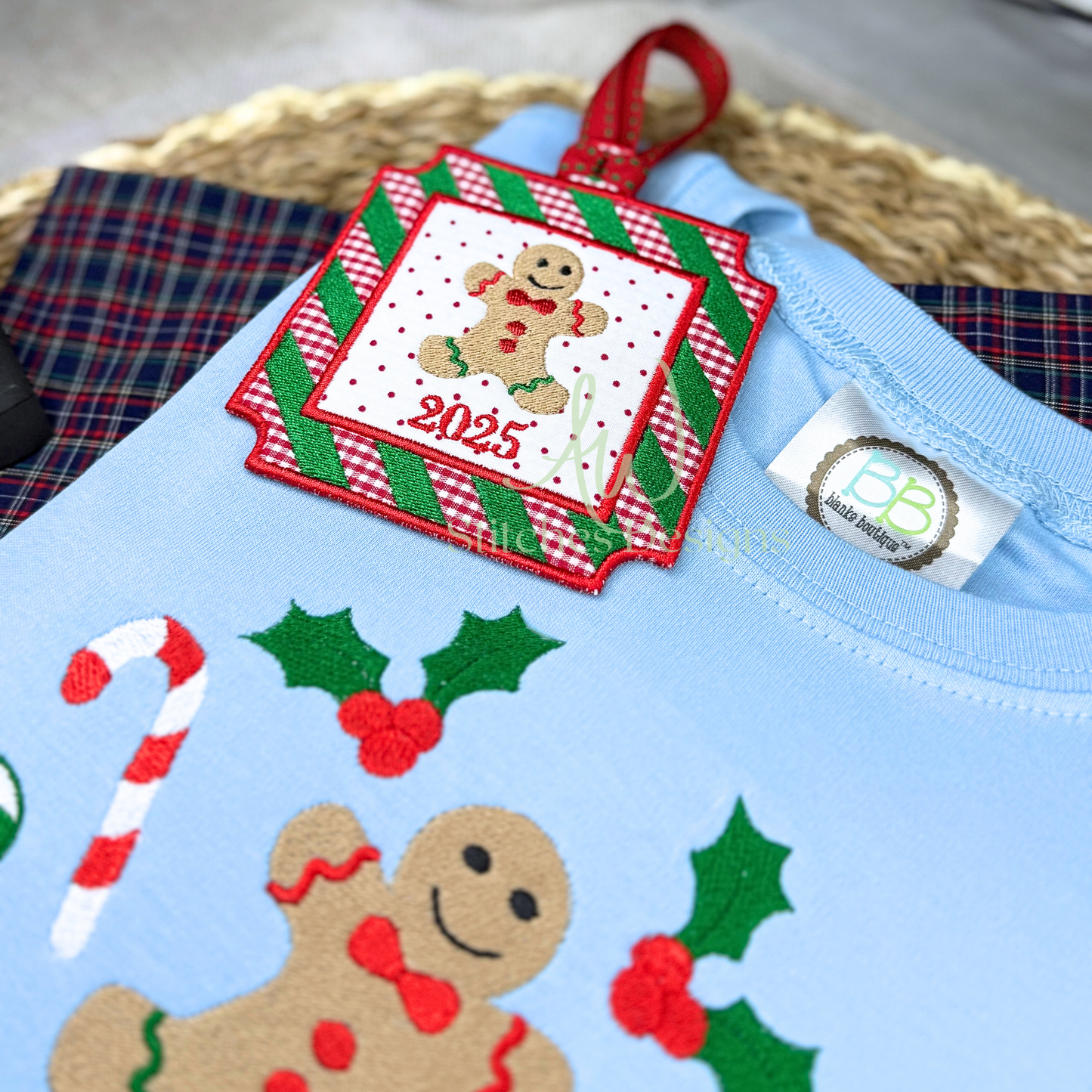 Mini Gingerbread Boy Embroidery Design