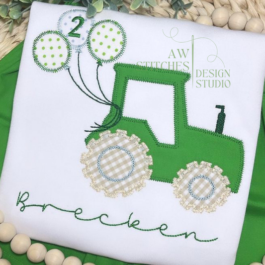 Birthday tractor