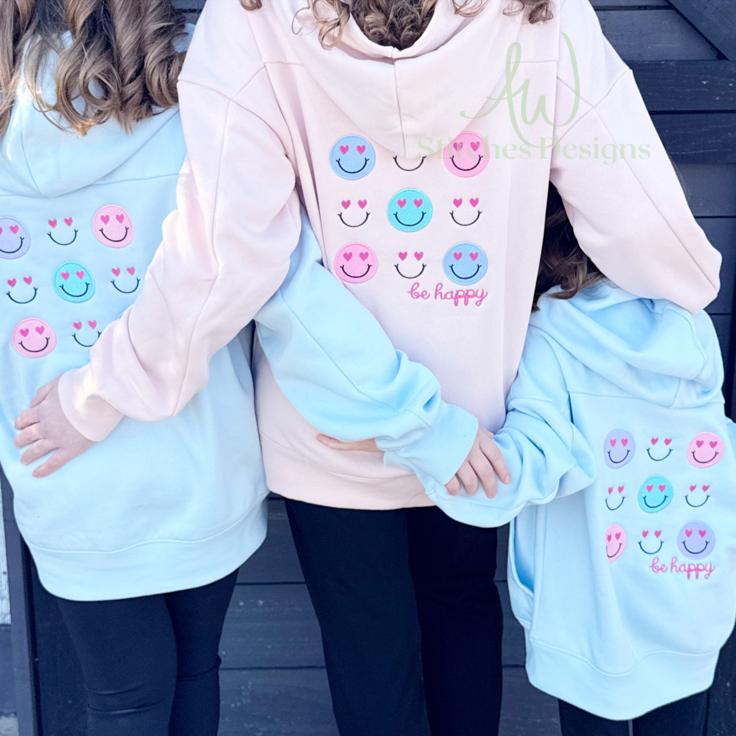 Don’t Worry Be Happy Smiley Face Embroidery Design