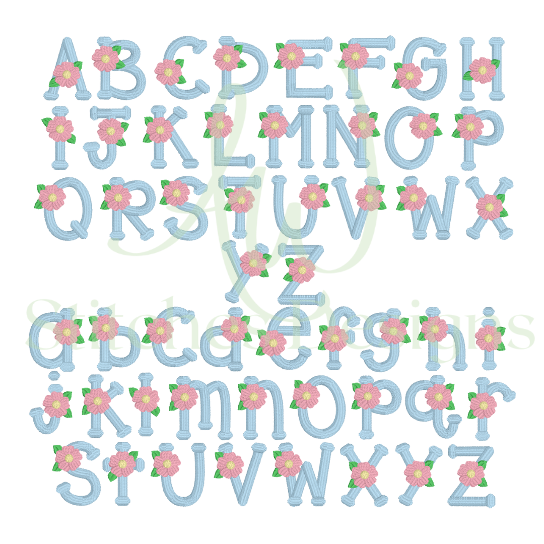 Bitty bloom font