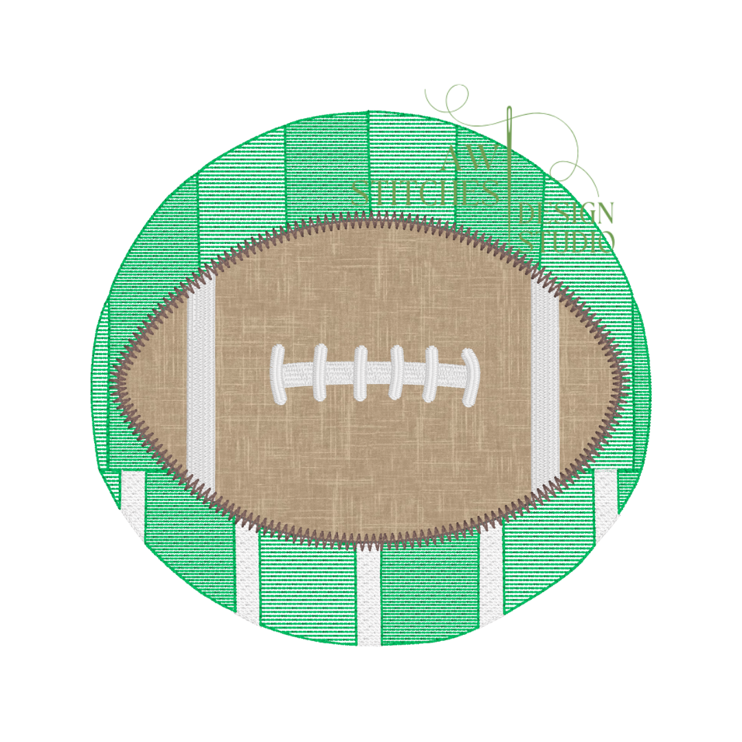 Football Circle Applique