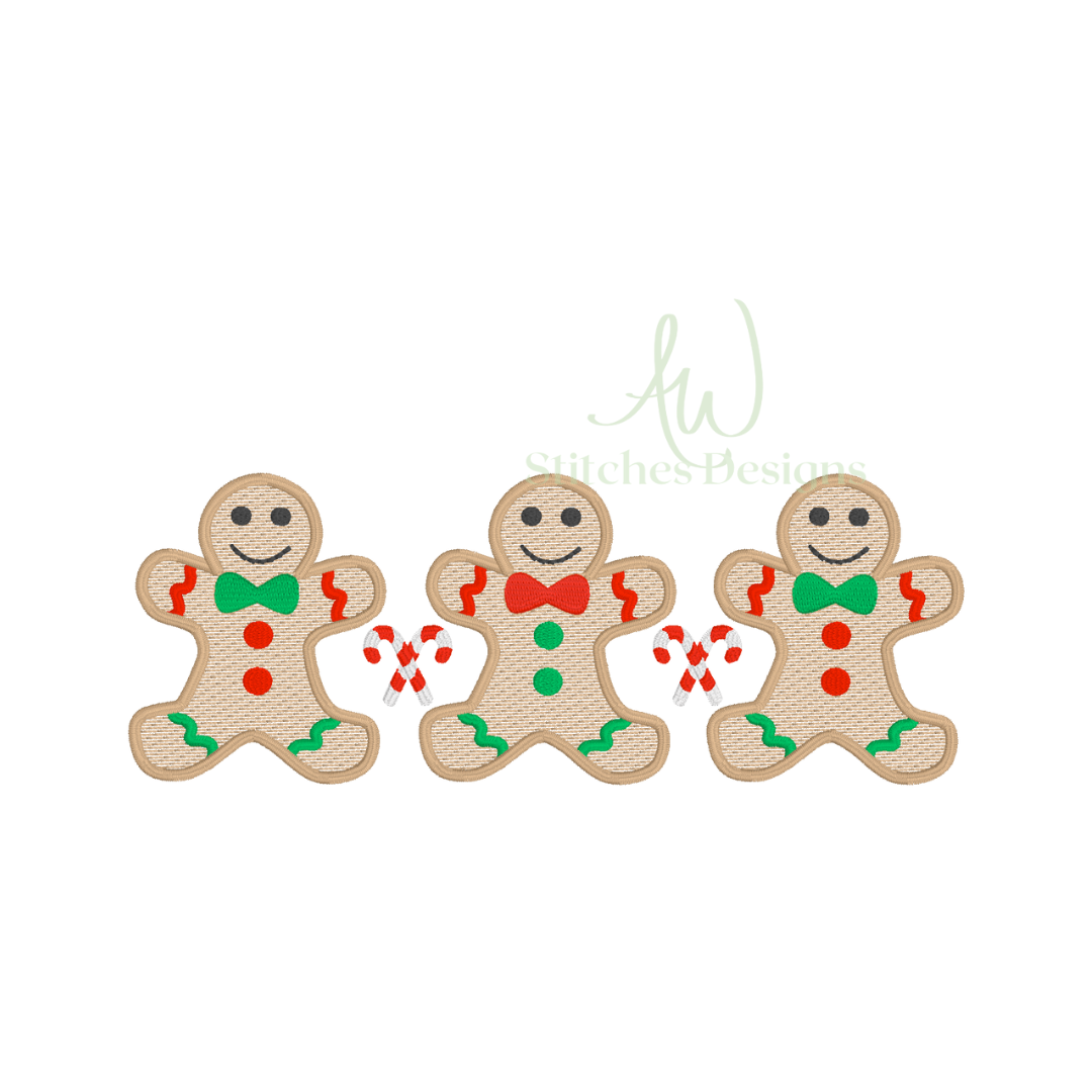 Gingerbread Boy Sketch Trio