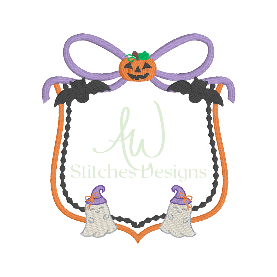 Halloween Bow Crest