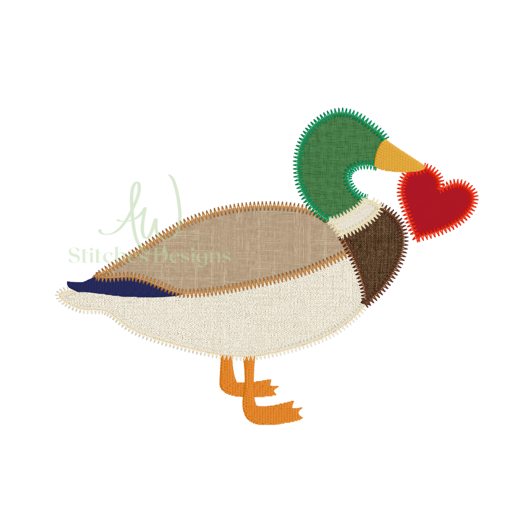 Heart Mallard ZigZag