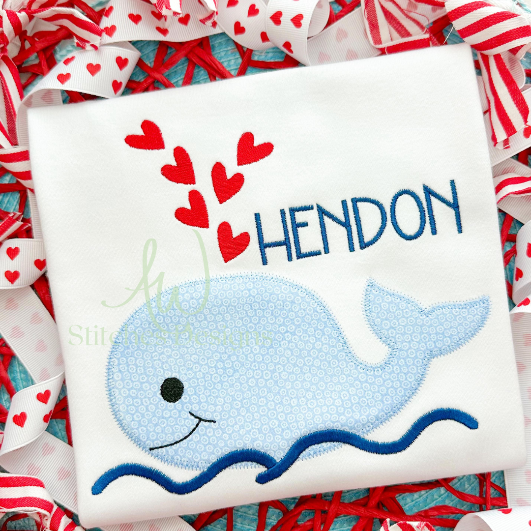 Heart Whale ZigZag – AW Stitches Designs