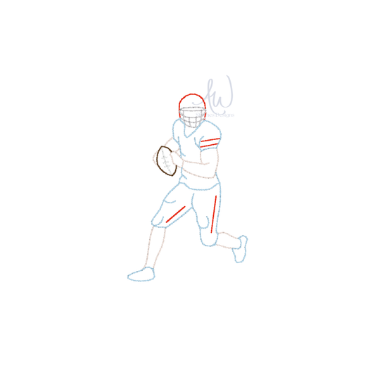 Digital mini football machine embroidery design preview