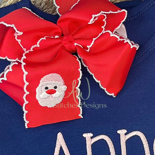 Santa Claus Mini fill stitch machine embroidery mini design