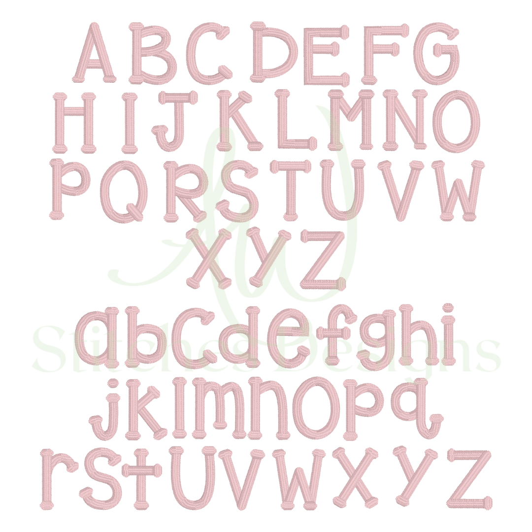 The Playful Print Satin Font