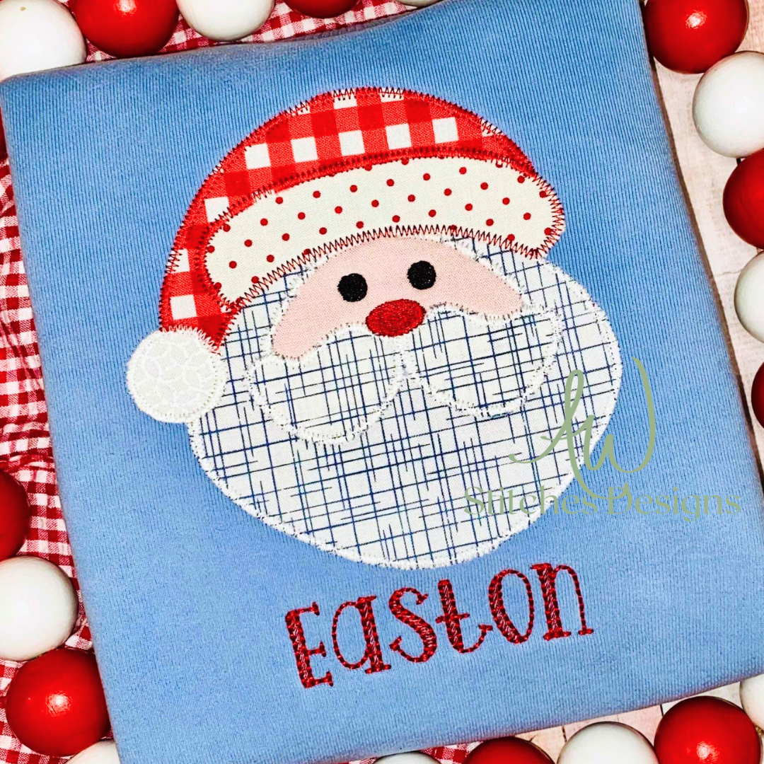 Santa Zig Zag Applique