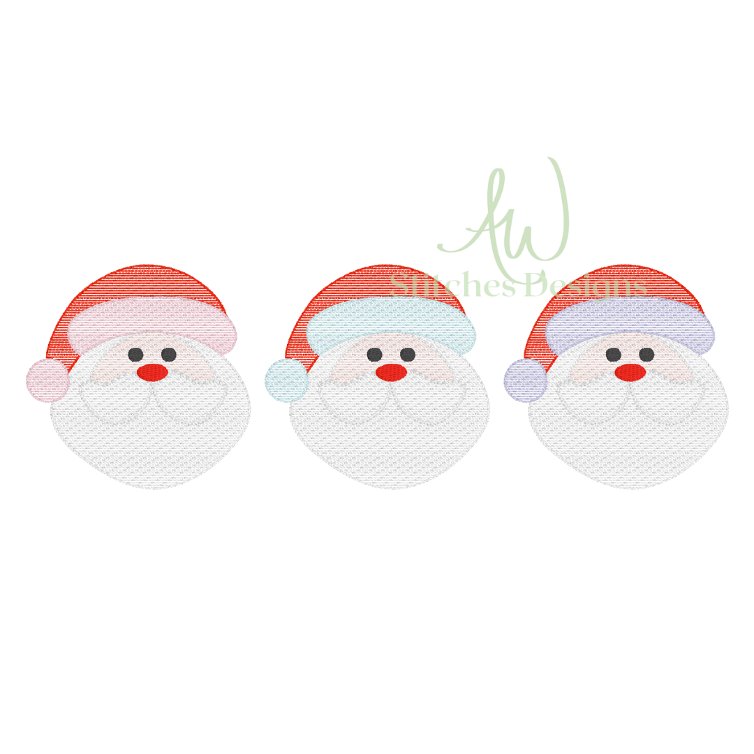 Santa Sketch Trio