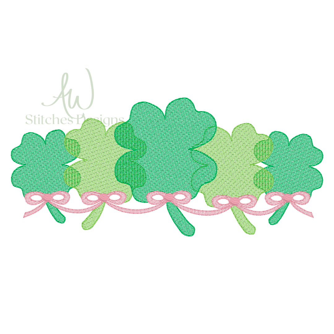 Shamrock Overlap with Bow