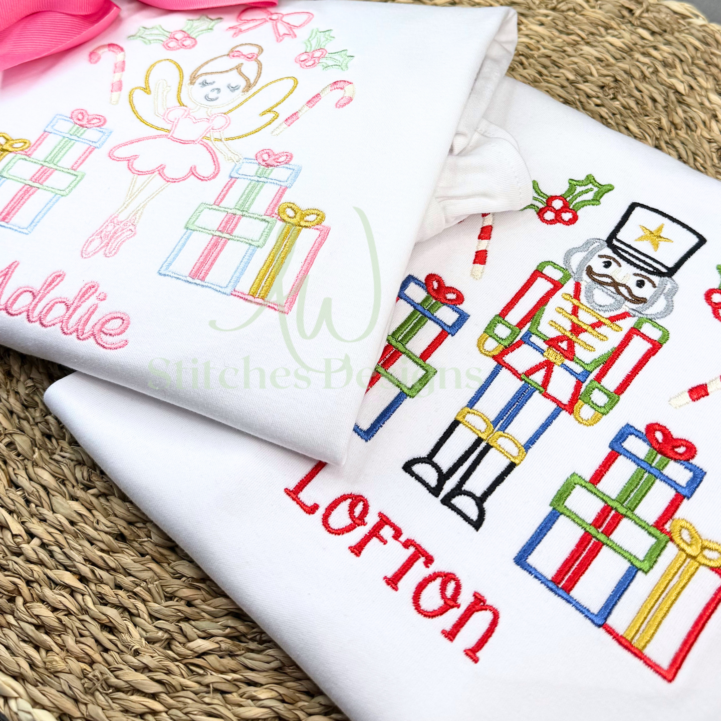 Sugar Plum Fairy satin stitch machine embroidery design file