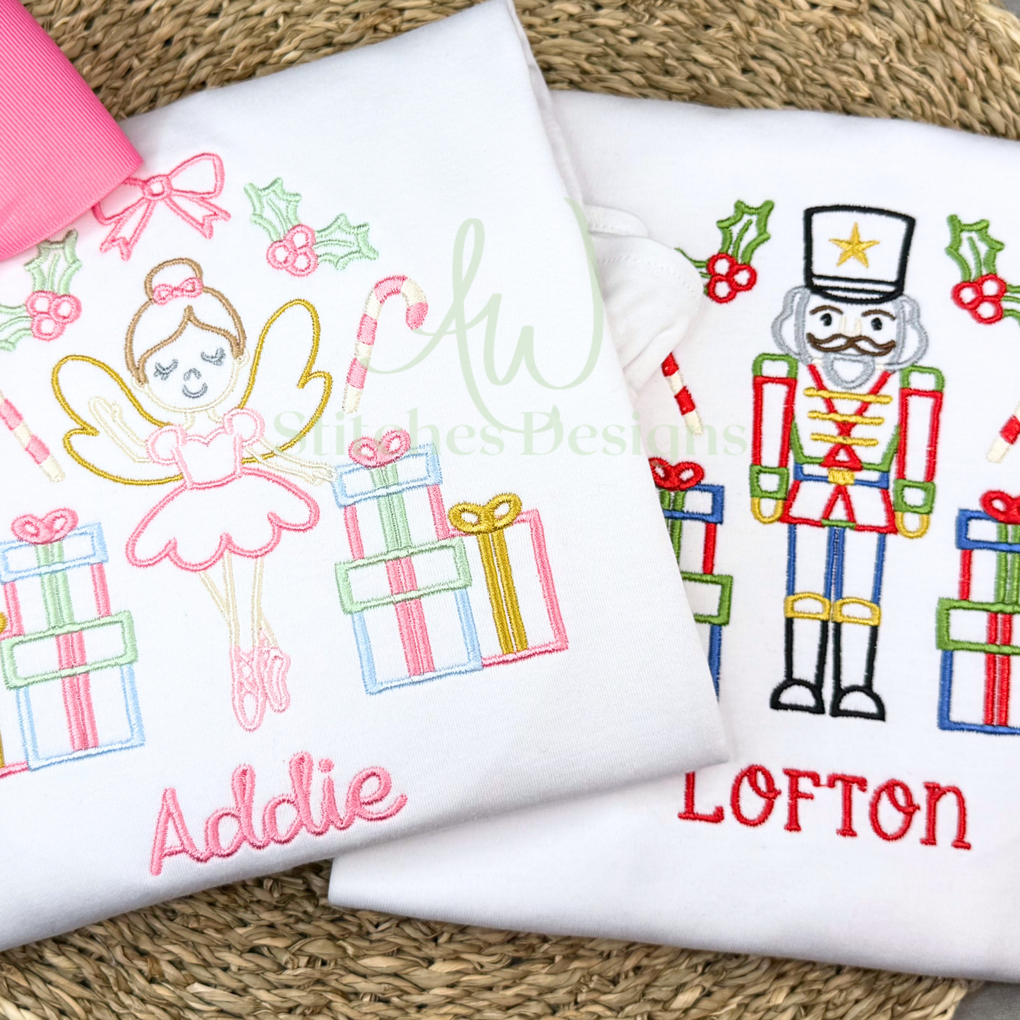 Sugar Plum Fairy satin stitch machine embroidery design file