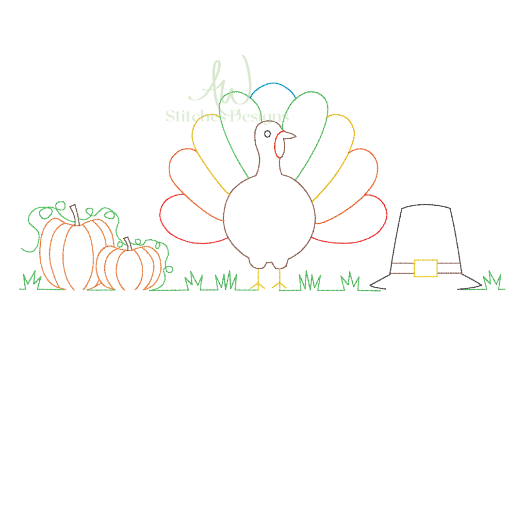 Thanksgiving Line Design