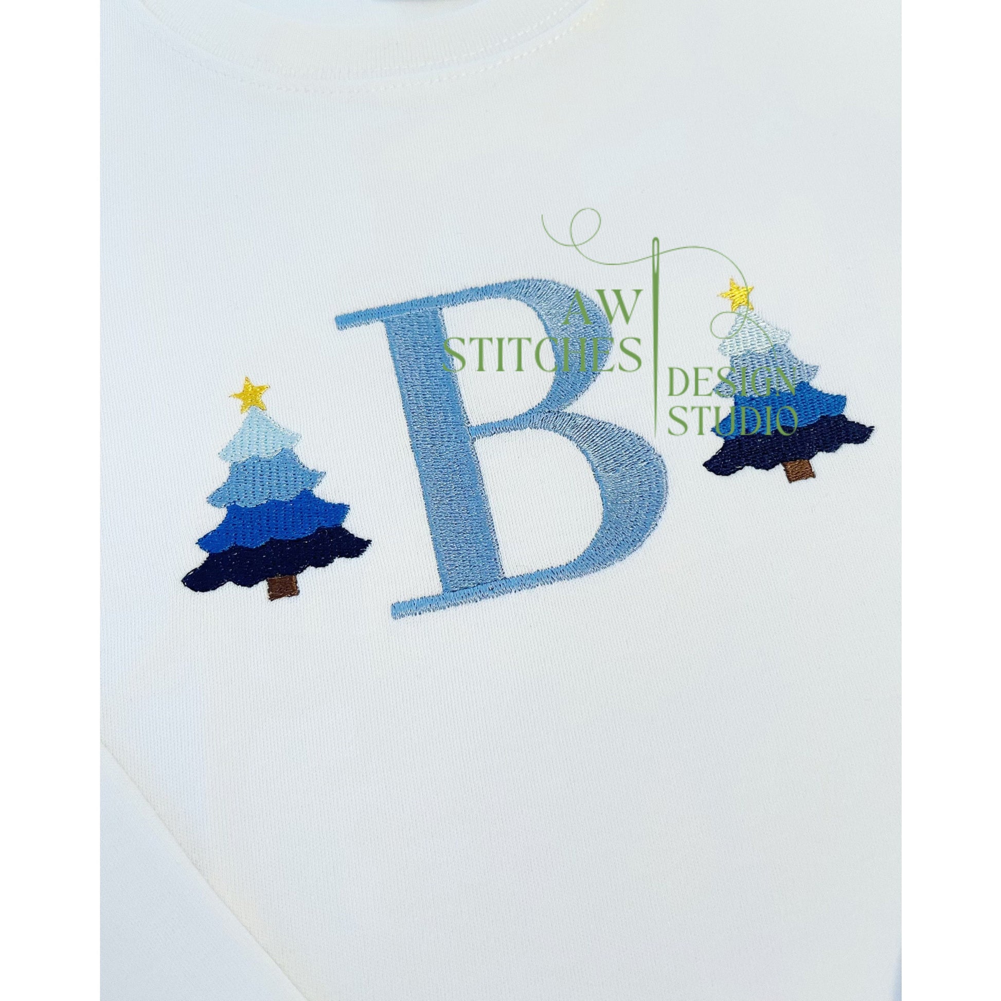 Mini Colorblock Tree – AW Stitches Designs