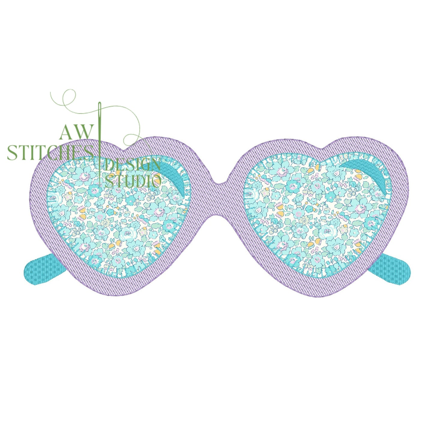 Heart Sunglasses Applique