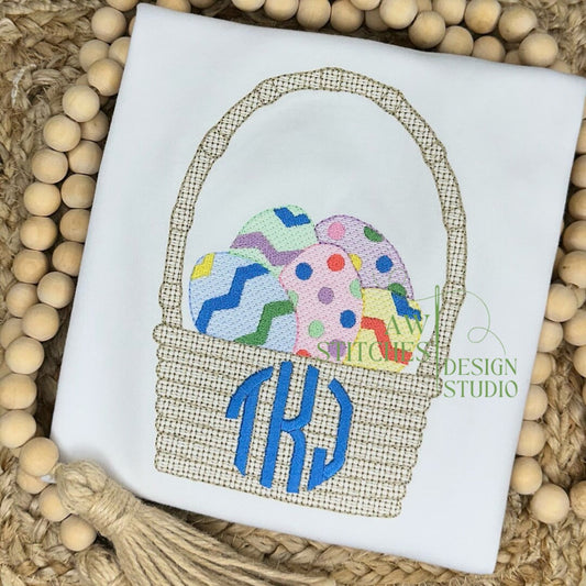 Easter Basket Motif Fill