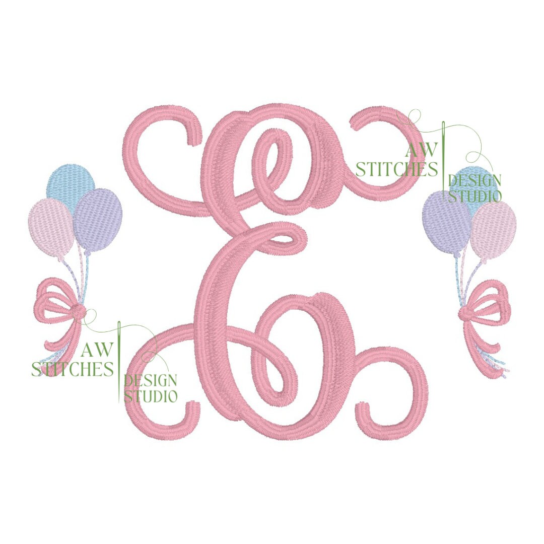 Side Bow Birthday Balloons