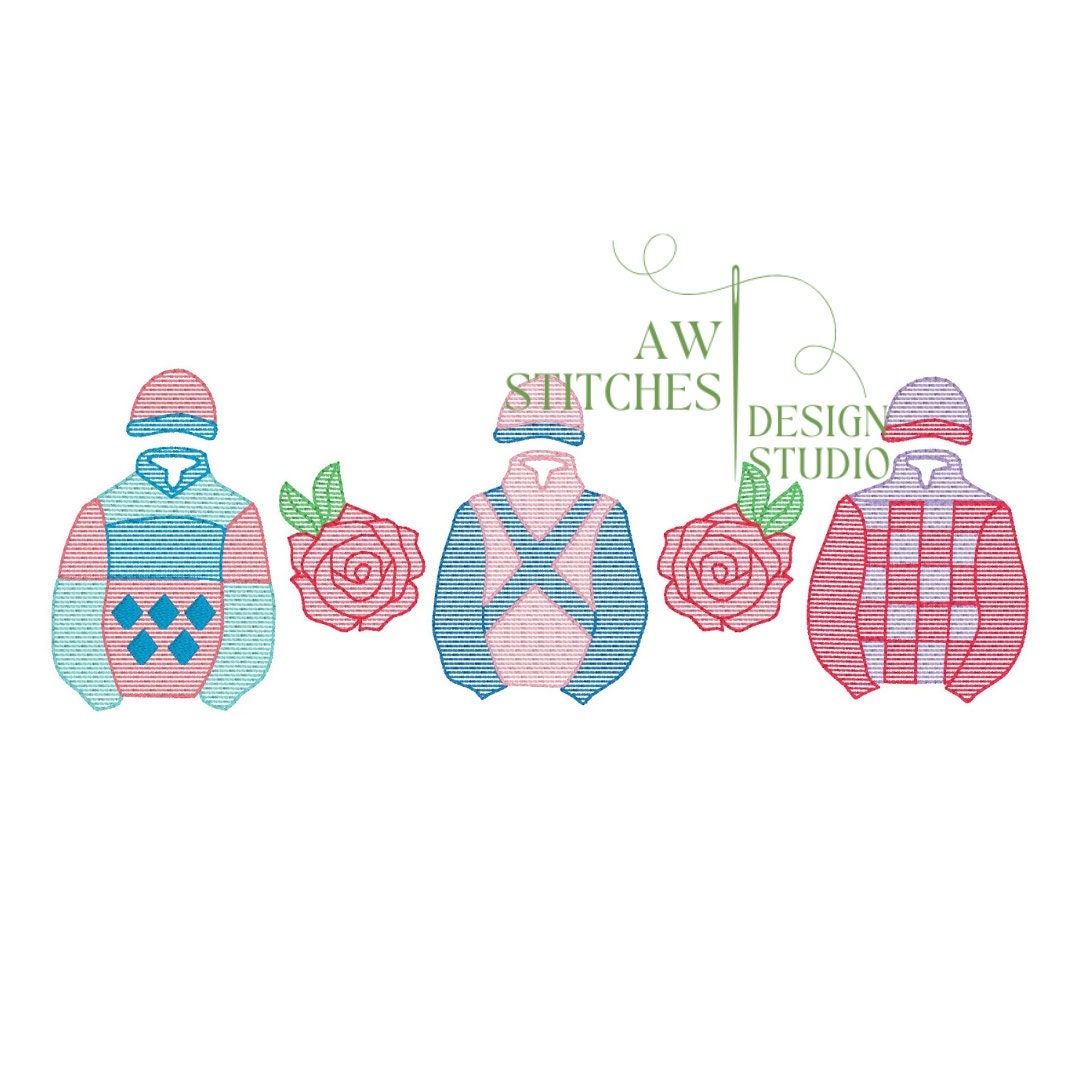 Jockey Silks with Roses