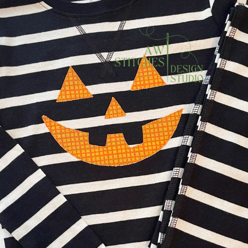 Jack-o'-lantern Applique